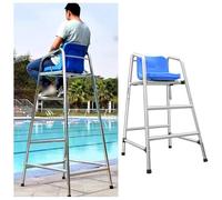 Genérico Silla de socorrista: Silla de observación de Alta Resistencia para socorristas, Taburete Alto Desmontable para Mayor Seguridad en Parques acuáticos, Lagos, Playas y gimnasios (tamaño: 120 cm