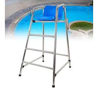 Genérico Silla de socorrista - Silla de socorrista para Piscina y Playa, Taburete Alto de observación, Asiento Duradero para Exteriores/Interiores para árbitros, Ideal para supervisores de Seguridad,