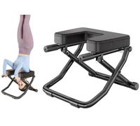 Genérico Silla De Yoga For Gimnasio Familiar, Silla De Yoga De Primera Calidad Y Taburete For La Cabeza, Banco De Inversión Hecho A Mano con Estructura De Madera Y Almohadillas De PU