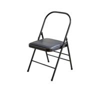 Genérico Silla Ejercicios Plegable hogar, Silla Auxiliar Entrenamiento Equilibrio Yoga, Soporte viga Transversal, for Uso en Eventos Escritorio computadora Oficina(45x47x82cm)