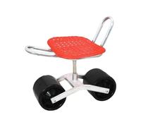 Genérico Silla Giratoria De 360 Grados con Altura Ajustable, Taburete Jardinería Resistente, Carrito Jardín 2 Ruedas, For