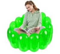 Generico Silla inflable transparente, sillas inflables para adultos | Sillas inflables de gelatina transparente de PVC,Sofá Blow, sillón de salón inflable, muebles, sillas de cine para dormitorios, c