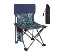 Genérico Silla Plegable Camping, Taburete Portátil, Asiento Plegable Exterior para Camping Senderismo Playa Picnic, Resistente 130kg, Tela Oxford 600D Acero Carbono, 28.35 Pulgadas, Patrón Aleatorio