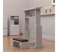 Genérico Silla Plegable de Rodillas para Iglesia, Mesa de oración de Altura Regulable, para meditación y para arrodillarse - Ideal para Uso doméstico y como Regalo religioso(Gray)
