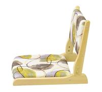 Genérico Silla Portátil Sin Patas, Tatami Plegable con Respaldo, con Asiento Acolchado, Natural Kiefernholz, Umweltfreundlich, Mirador, Balcón, Sala De Estar(A)