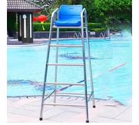 Genérico Silla Salvavidas de 4 escalones para Piscina - Tumbona de Exterior de 1,8 m de Altura con Base Resistente para Playa, Lago y Patio - Asiento de observación Ideal para Salvavidas