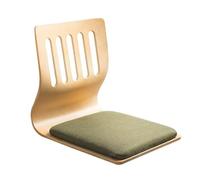 Genérico Silla sin Patas, Silla de Suelo de Madera, Silla de Respaldo con, para meditación y relajación, Se Adapta a Las Curvas del Cuerpo, para Leer y Ver la televisión