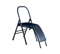 Genérico Silla Yoga Plegable Respaldo, Silla Auxiliar Yoga portátil Reforzada, for Uso hogar, Oficina, jardín, Eventos, Comedor, Escritorio(Color 1,45x81x82cm)