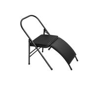 Genérico Silla Yoga Soporte Lumbar extraíble,Silla Plegable Acolchada,Auxiliar Doble travesaño,para el hogar, Oficina, jardín, Escritorio computadora