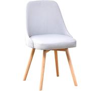 Genérico Sillas de Comedor for Cocina, Uso doméstico, Respaldo de Haya, Silla de mostrador, decoración de uñas, Maquillaje, Hotel, Sala de Bodas, Ocio(Light Gray)