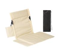 Generico Sillas de exterior | Impermeable portátil con bolsillo lateral, silla de camping portátil para asiento en tierra | para pesca, senderismo, pícnic, viaje, playa, jardín, patio, adultos