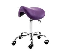 Genérico Sillas de Masaje portátiles, Taburete de Escritorio de pie, Altura Ajustable y Asiento Giratorio de 360°, for peluquería, salón de Belleza y odontología.(Color 2)