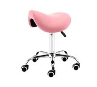 Genérico Sillas de Masaje portátiles, Taburete de Escritorio de pie, Altura Ajustable y Asiento Giratorio de 360°, for peluquería, salón de Belleza y odontología.(Color 3)