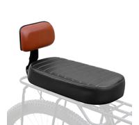 Genérico Sillín Trasero Bicicleta Correa Ajustable Cojín Repuesto Bicicleta | con Asiento Antideslizante y Respaldo para Portaequipajes Niños Pequeños Paseos Largos Exterior Ciudad Bici Ciclismo Niños