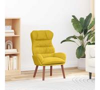 Genérico sillón Amarillo 69 x 74 x 93 cm Terciopelo,Sillas,Sillones-42001894