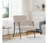 Genérico sillón Gris Claro 59 x 75 x 78 cm Tejido parecido a Lana rizada,Sillas,Sillones-42017698