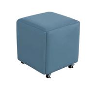 Genérico Sillón otomano anidado, Taburete de Maquillaje 5 en 1 con Ruedas, for Sala de Estar, Comedor, Dormitorio y Espacios pequeños (Azul)(Color 8,45x45cm)