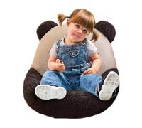 Generico Sillón para niños con diseño de oso panda acolchado de peluche, para leer y apoyar a los niños