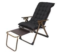 Genérico Sillón reclinable Plegable Ajustable - Sillones reclinables Plegables Ajustables con cojín para jardín, Patio, terraza, Playa y balcón (G, 93 x 60 x 15 cm)