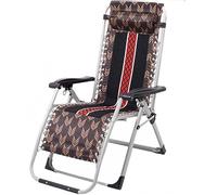 Genérico Sillón reclinable Plegable Ajustable - Sillones reclinables Plegables Ajustables, sillas de Descanso portátiles, más largas y Anchas, para jardín, balcón o Patio (B, 93 x 60 x 15 cm)