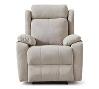 Genérico Sillon Relax Reclinable Electrico, Gravedad Cero | Desenfundable, Botonera Cromada con Puerto USB | Madera de Pino | Sillones Reclinables | Relax | Silla Sofa | Electrico Moderno | Beige