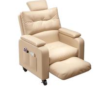 Genérico Sillones Relax Manual, Sofa Cama con Reposacabezas Y Reposapiés, Giratorio, Sillón De Masaje Reclinable, Butaca De Relax Descanso, para Dormitorio, Salón Y Home