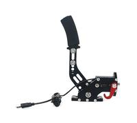 Genérico sim racing shifter, Simulador de juego de carreras, freno de mano lineal sin conductor USB y soporte de montaje for PC G25/27/29 T300 T500 y juegos Steam(Black)