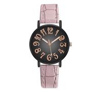 Genérico Simple Watch,Korean Style Casual Ladies Second Hand Watch - Fashion Accessory Arabic Numerals Casual Dress Watches For Daily Wear
