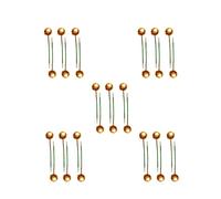 Generico Simulación de calidad premium 12 mm Christmas Berry Gold 30 A Pack Plata Decoraciones Navideñas y Decoraciones para las celebraciones bien tratada.