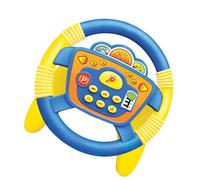 Genérico Simulated Steering Wheel, Cartoon Realistic Simulated Driving Toy, Portable Early Education Toys, Pretend Driving Toys for Stimulates Imagination