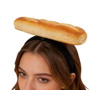 Genérico Simulation Bread Hairband - Funny Costume Accessory for Carnival | Comfortable Sandwich Design with Plush Texture, Cute Cosplay Makeup Tool, Birthday School Party Gown Performance Home Decor