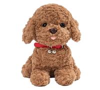 Genérico Simulation Robot Dog Plush Toy - Realistic Puppy Pet | Interactive Electronic Animal with Soft Plush Material Lightweight Design for Boys Girls Youth Teens Birthday Christmas Holiday