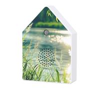 Genérico Singing Bird Box, White Noise Music Device with Timer, Bird Chirping Box with Motion Sensor, for Home, Garden, Bedroom, Bathroom, Yoga, SPA, Travel