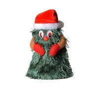 Generico Singing Christmas Tree - ABS, Musical Plush Toy Rotating Dancing Motion | Battery Powered Festive Sound And Movement Display, Animated Christmas Decoration For Kids, Office Desk, Tabletop