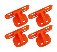 Genérico Single Lane Wall Mount - 4 Piece Display Bracket for Scale Cars | 3D Printing Material 8.4g Each, 6.7x3.6x3cm Size, Toy Truck Automotive Shelf Stand Rack for Home