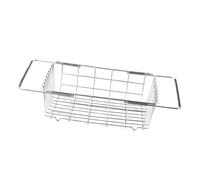 Genérico Sink Drying Rack - Expandable Over Sink Dish Drying Rack | Rustproof Stainless Steel Telescopic Drain Basket For Kitchen Sinks Counter, Adjustable, Large Capacity