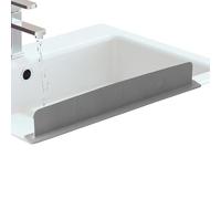 Generico Sink Splash Guard | Silicona Kitchen Sink Protector Splash Guard - Suction Cup Barrier Bathroom Accessories for Hygiene Home House RV Restaurant Counter Countertop Vanity