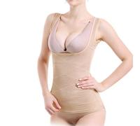 Genérico Sinsajo Fajas Reductoras Adelgazantes Camiseta Sin Mangas Adelgazante para Mujer Corporal Moldeadora Chaleco Sin Costuras con De Barriga Tangas Mujer Bodi Reductoras Khaki XL