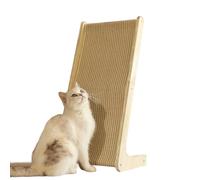 Genérico Sisal Cat Scratcher Post - 28,34 pulgadas ergonómico Scratching Board | No resbalón, piso Scratcher, Durable Wood & Sisal for Living Room, Bedroom, Corner and Indoor Cat Activity