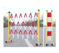Genérico Sistema de Barrera retráctil portátil para Control de multitudes: barricadas metálicas Extensibles con polea para Eventos, Seguridad Escolar, garajes, cercas de Carreteras y centros comercia
