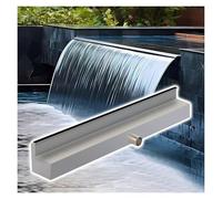 Genérico Sistema de Cascada con Filtro para estanques, Ideal para paisajismo, SPA, Estanque, Patio y decoración de Piscinas. Fuente de Agua de Pared para un Ambiente Exterior más estético y Sereno.