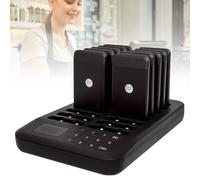 Genérico Sistema de Llamadas en Cola de 16/20 Piezas, zumbador de buscapersonas(Black,20PCS)