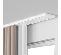 Genérico Sistema de rieles para Cortinas, Barra de Cortina de Techo Doble de Alta Resistencia, rieles deslizantes de 5,7 m/18,7 pies con Ganchos de Deslizamiento Suave, Ideal para Cortinas de hogar y