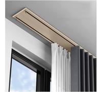 Genérico Sistema de rieles para Cortinas, riel Deslizante de Alta Resistencia - riel Doble de 180 cm para Cortinas de Techo, Ideal para separadores de ambientes en Sala de Estar y Dormitorio, Color c