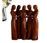 Genérico Sister Figurine - Hand Painted Sisters Friendship Statue, Resin Collectible Friend Ornament, Emotional Bond Home Decor Accent, Tabletop Display for Living Room, Bedroom, Nursery