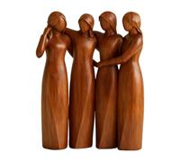 Genérico Sister Statue - Resin Kinship Figurine, Friendship Decoration Ornamentation for Personal Display, Sculpted Piece for, Tea Serving Table and Residential Unit
