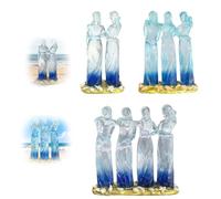 Genérico Sisters by My Side, Celebrates Friendships Three Sisters Sculpture,Hand-Painted Resin Figurine, Christmas Friendship Day Sister Statue,Gifts for Sister,Best Friend (Mix)