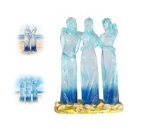 Genérico Sisters by My Side, Celebrates Friendships Three Sisters Sculpture,Hand-Painted Resin Figurine, Christmas Friendship Day Sister Statue,Gifts for Sister,Best Friend (Three Sisters)