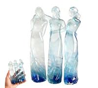 Genérico Sisters by my Side, Celebrates Friendships Three Sisters Sculpture, Modern Shaped Women Art Crafts Tabletop Decor, Special Christmas Friendship Day Present for Besties Female (3PCS)