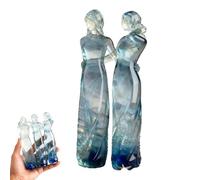 Genérico Sisters by my Side, Celebrates Friendships Three Sisters Sculpture, Modern Shaped Women Art Crafts Tabletop Decor, Special Christmas Friendship Day Present for Besties Female (2PCS)